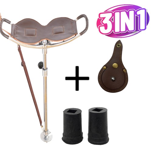 Leather shooting stick - shooting, with
