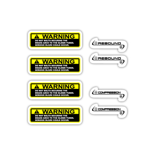 Star sam fork stickers - ®,
