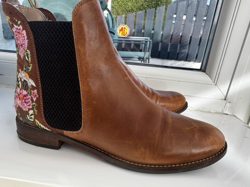 Joules tan leather chelsea - joules,