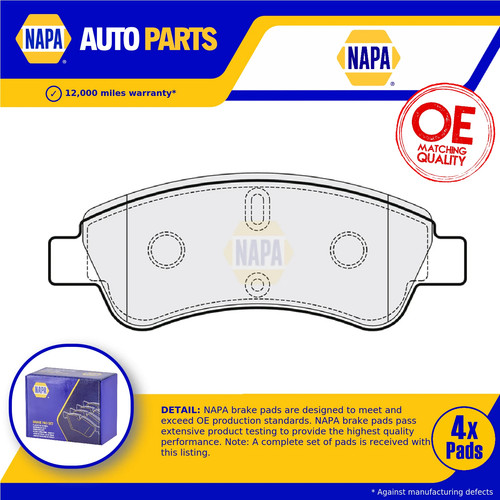 Brake pads set fits citroen - brake,