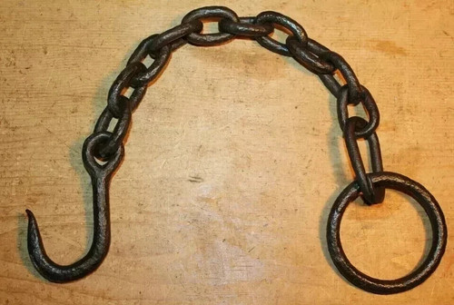 Antique wrought iron - iron, ring