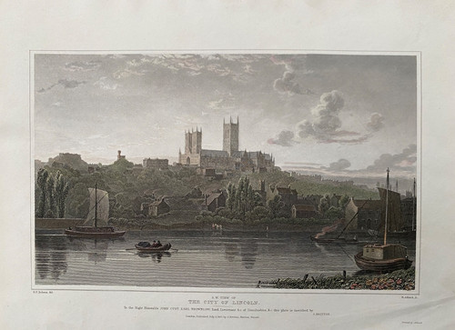 1827 antique print view - s.w.,