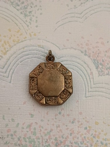Vintage deco pendant - pendant, octagonal