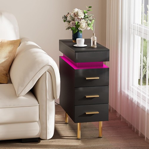 Bedside table with - table,