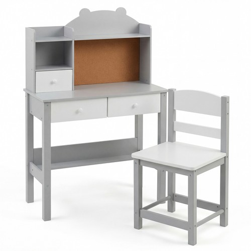 Kids desk and chair - set, with