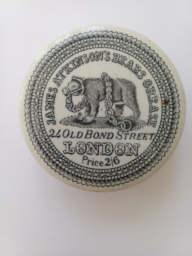 Antique russian bear grease - russian,