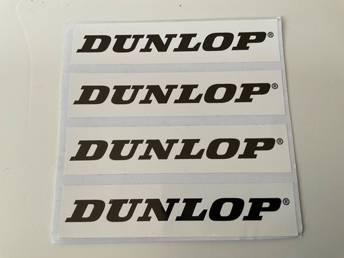 Dunlop 60s racing decals - 4x,