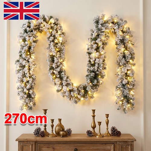 9ft thick snow flocked - 9ft,