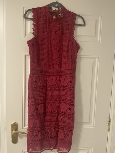 Monsoon red floral - red, shift