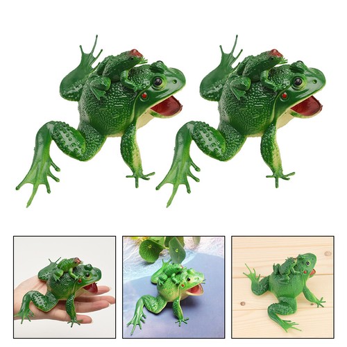 2pcs simulation frogs toys - 2pcs,