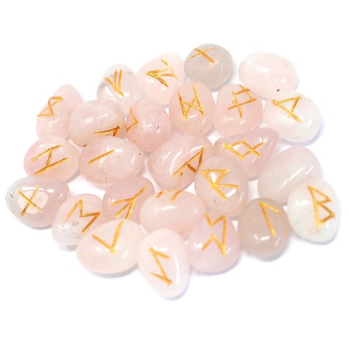 Rose quartz rune - quartz,
