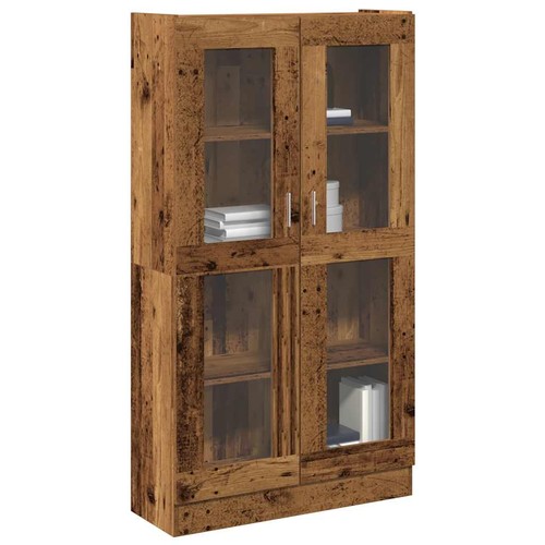 Modern wooden large vitrine - modern,