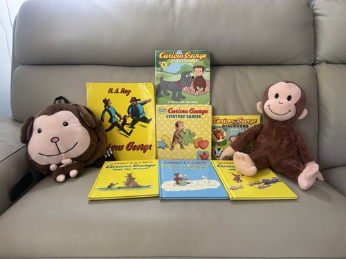 Curious george plush - curious, monkey