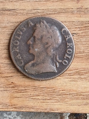 Charles 1674 2nd copper - charles, ii
