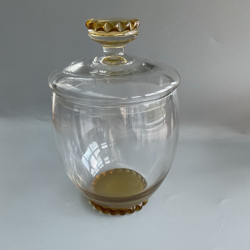 Vintage amber glass apothecary - amber,