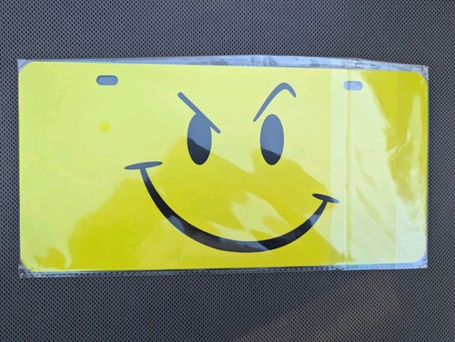 Smiley face license - face,