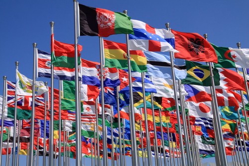 Courtesy flag 5ft - flag, 1ft