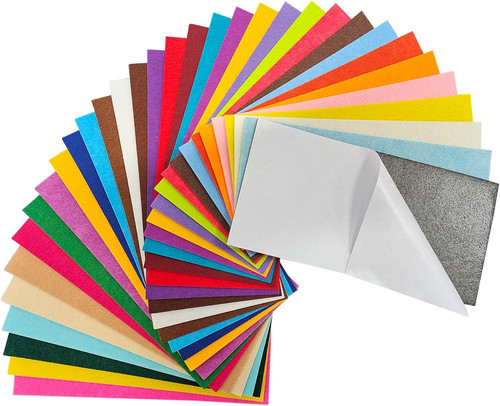 Adhesive felt sheets - adhesive, sticky