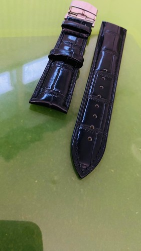 Omega 20mm leather - watch, strap