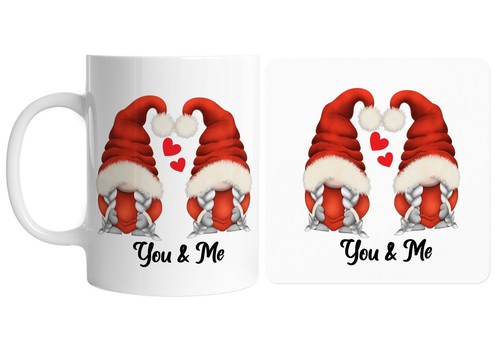 Personalised mug santa couple - mug,