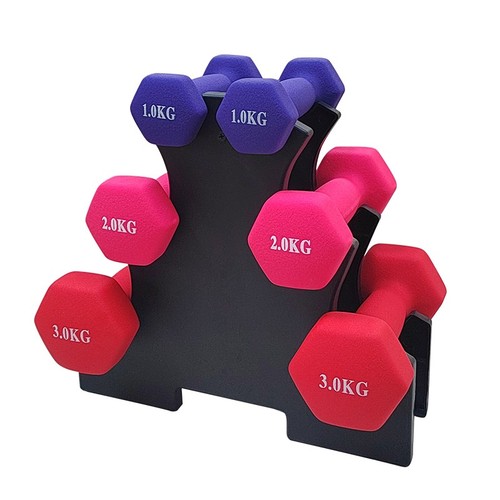 Neoprene dumbbells weights - weights, 3