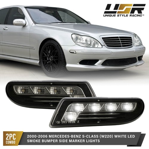 Smoke white led bumper - led, side