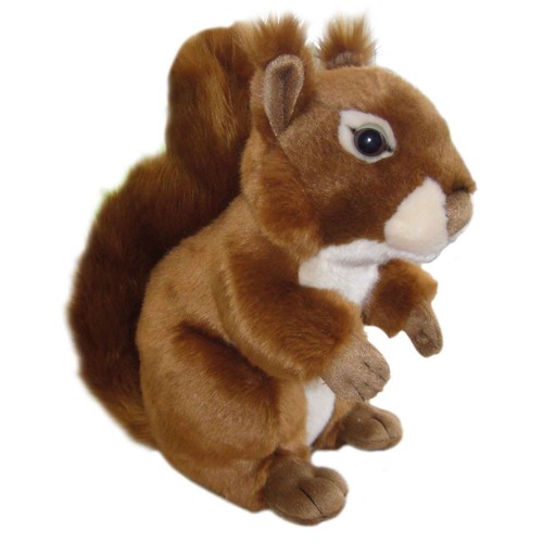 Red squirrel plush - squirrel, soft