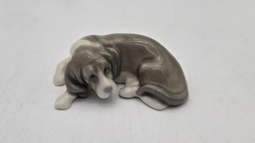 Lladro porcelain mini - porcelain, cocker