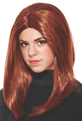 Black widow wig - black,