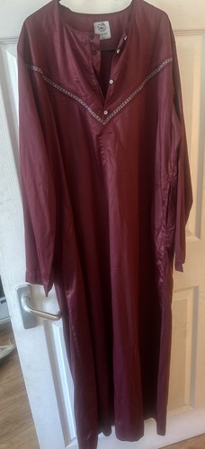 Mens burgundy thobe jubba - mens,
