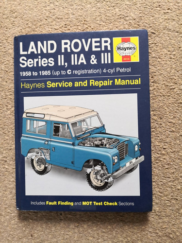Haynes 0314 land rover series - 0314,