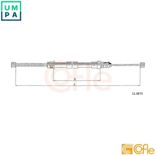 Cable pull parking brake - pull,