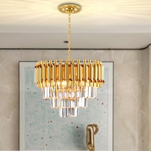 Gold chandeliers modern flush - modern,