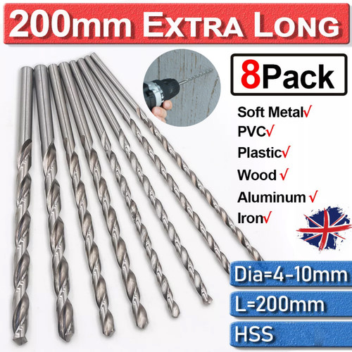 8pc 200mm extra long - 200mm, high