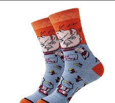 Child’s Play | Chucky Horror Movie Memorabilia | novelty socks | Birthday Gift