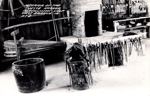 Rppc interior blacksmith shop - interior,