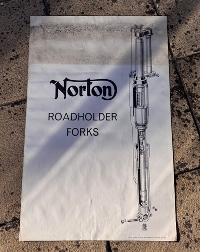 Norton motorcycle part poster - norton,