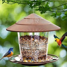 Hanging Wild Bird Feeder Feeding Station Seed Nut Garden Birds Seed Dispenser