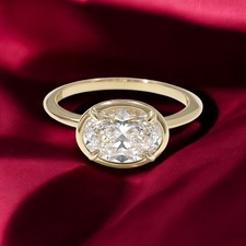 2 Ct IGI Lab Created Oval Cut