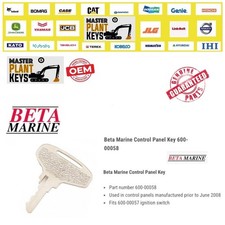Beta Marine Control Panel Key