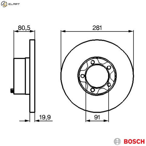 Brake disc 986 478 - 2x,