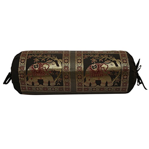 Indian long round pillow - indian,