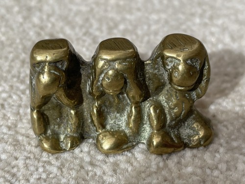 Vintage three wise monkeys - vintage,