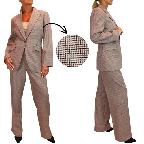 Women houndstooth trouser - women's,