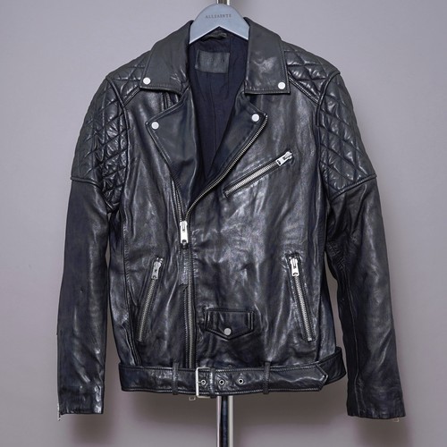 All saints leather jacket mens - jacket,