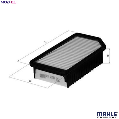 Air filter 2739 for hyundai - lx,