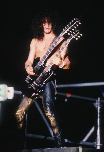 Slash gibson double neck - slash, on