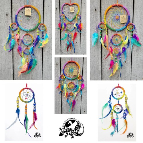 Dreamcatcher rainbow handmade - rainbow,