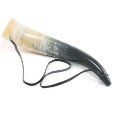 Large Ox Horn Bugle Polished