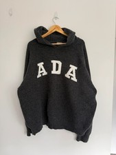 Adanola knitted hoodie jumper dark grey XXL oversized